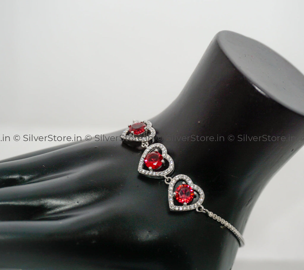 925 Pure Silver Bracelet Womens Bracelets