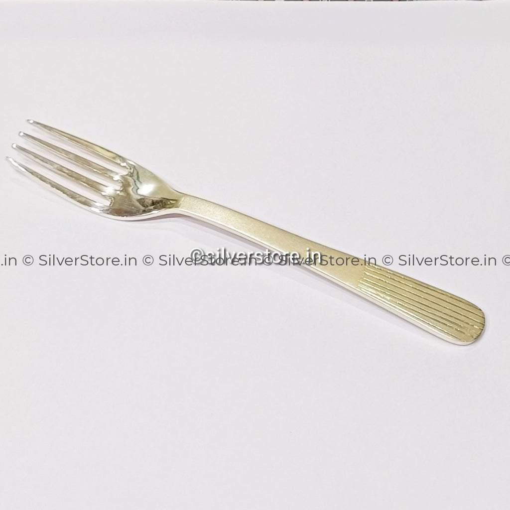 925 Silver Fork - 7 Inch Size Bis Hallmark Silver Tableware