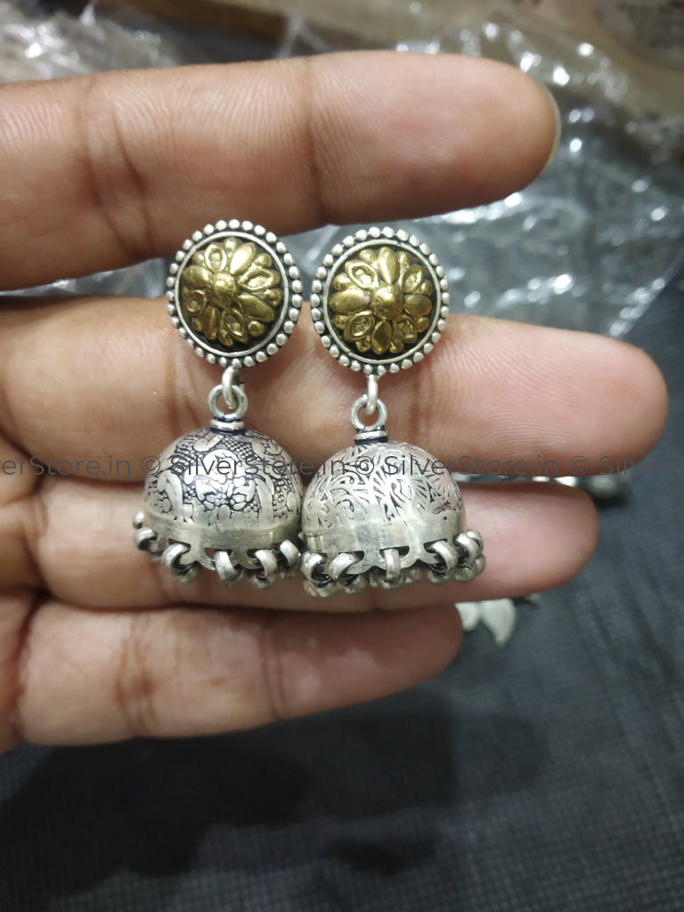 925 Silver Jumka / Silver Earrings. Earing