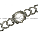 925 Silver Wrist Watch For Women Bracelet Watches