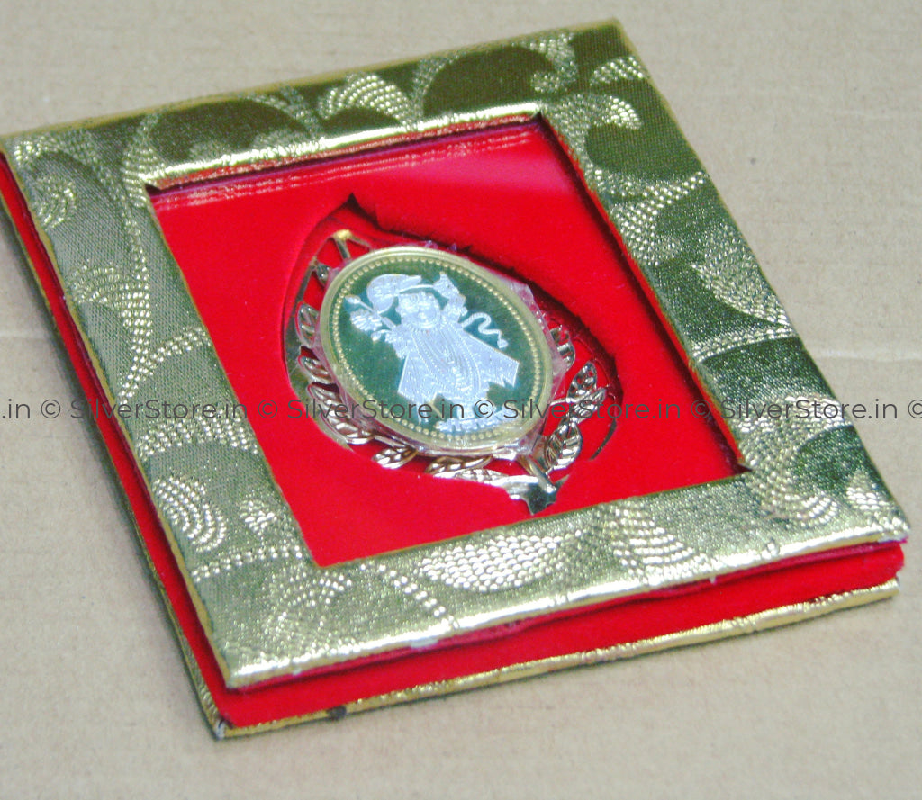 Shreenathji Coin - 999 Pure Silver Fancy