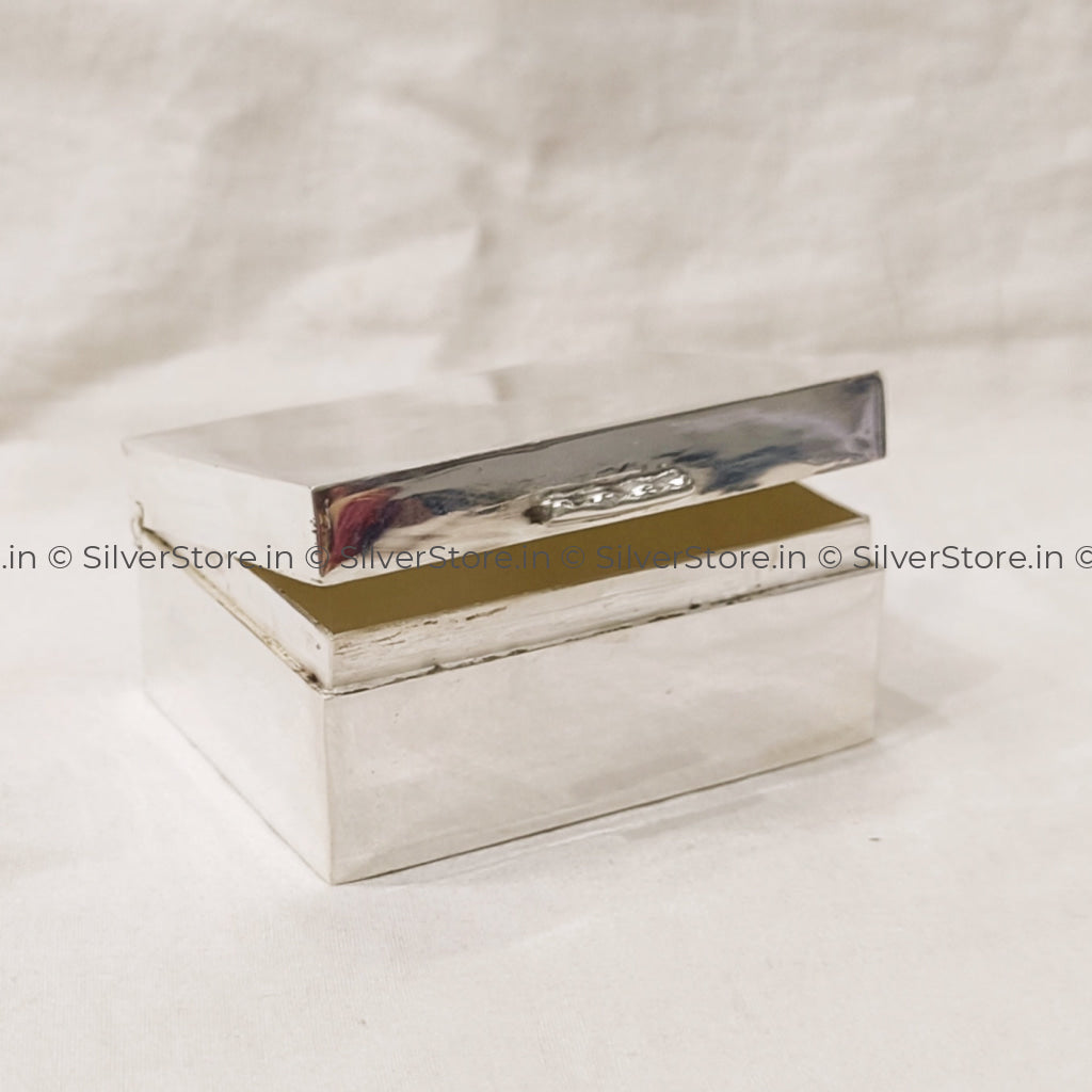 Silver box plain box small size -925 silver