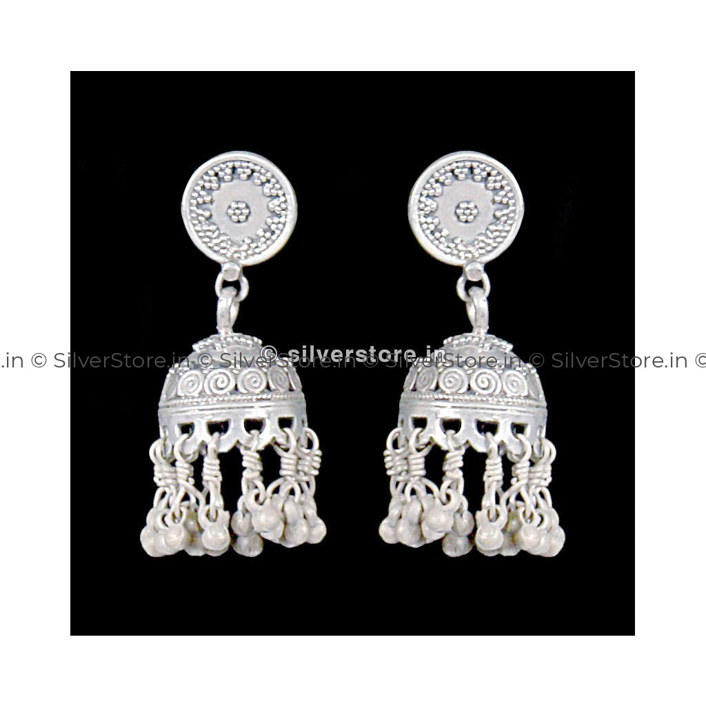 Silver Earing ( Jhumka)
