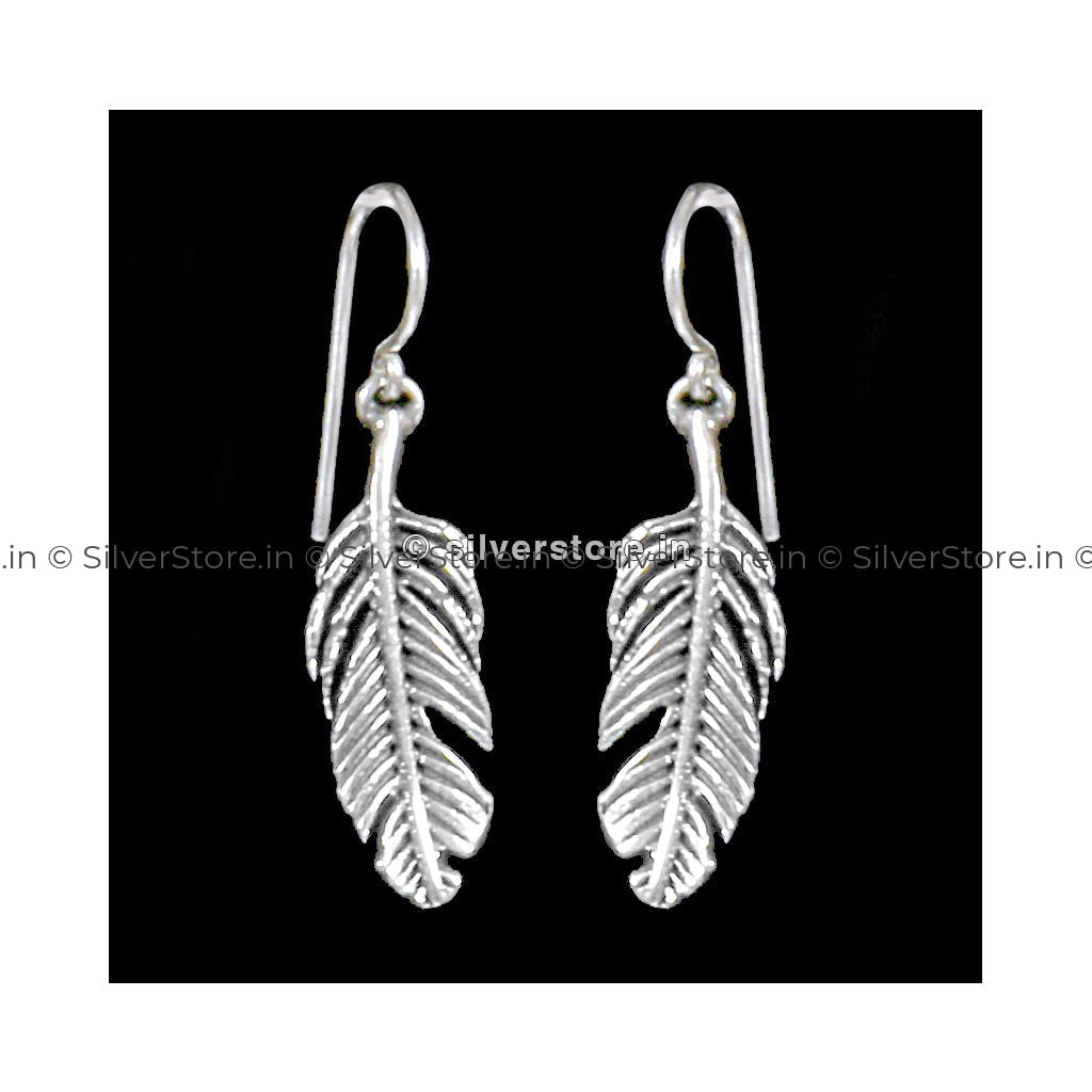 Silver Feather Earring Earing