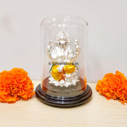 Silver Ganesh Idol - Ga14 Idols
