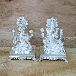 Silver Ganesh - Laxmi Idols Solid Idols 925 Bis Hallmark