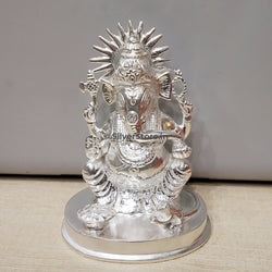 Silver Ganesha Idol - 925 Bis Hallmarked Ganeshji