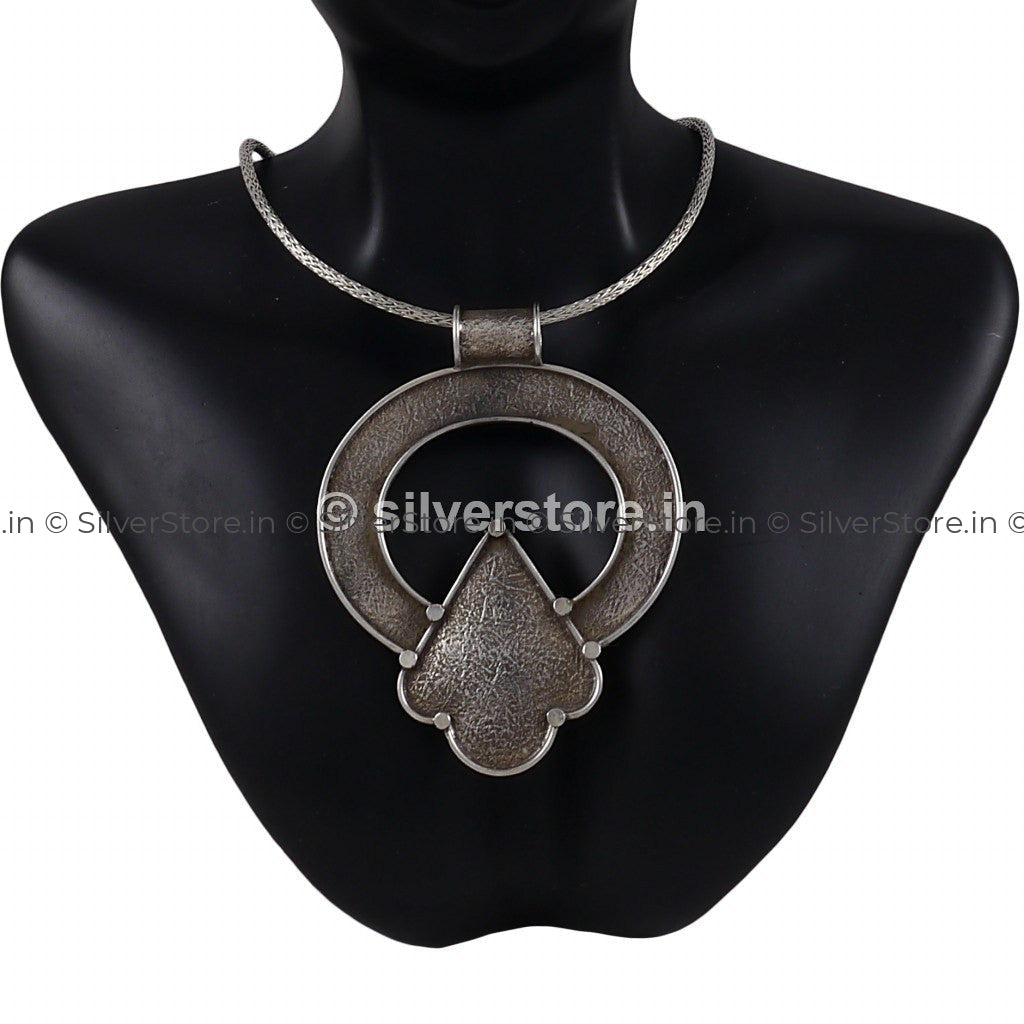 Silver Oxidized Pendant Pendant