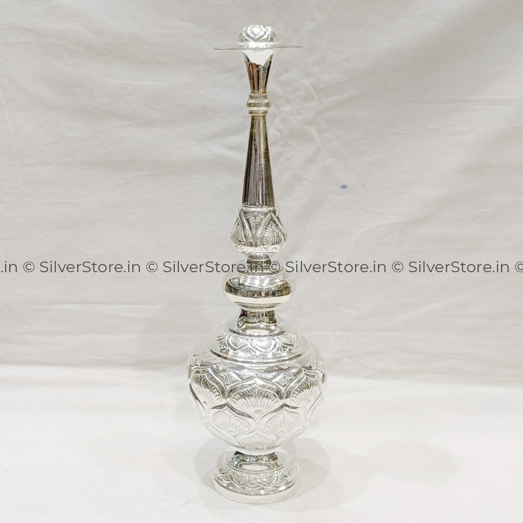 Silver Paneer Chembu /Silver Gulabdani - 925 Bis Hallmark Pooja Item