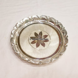 925 Silver Pooja Plate Silver