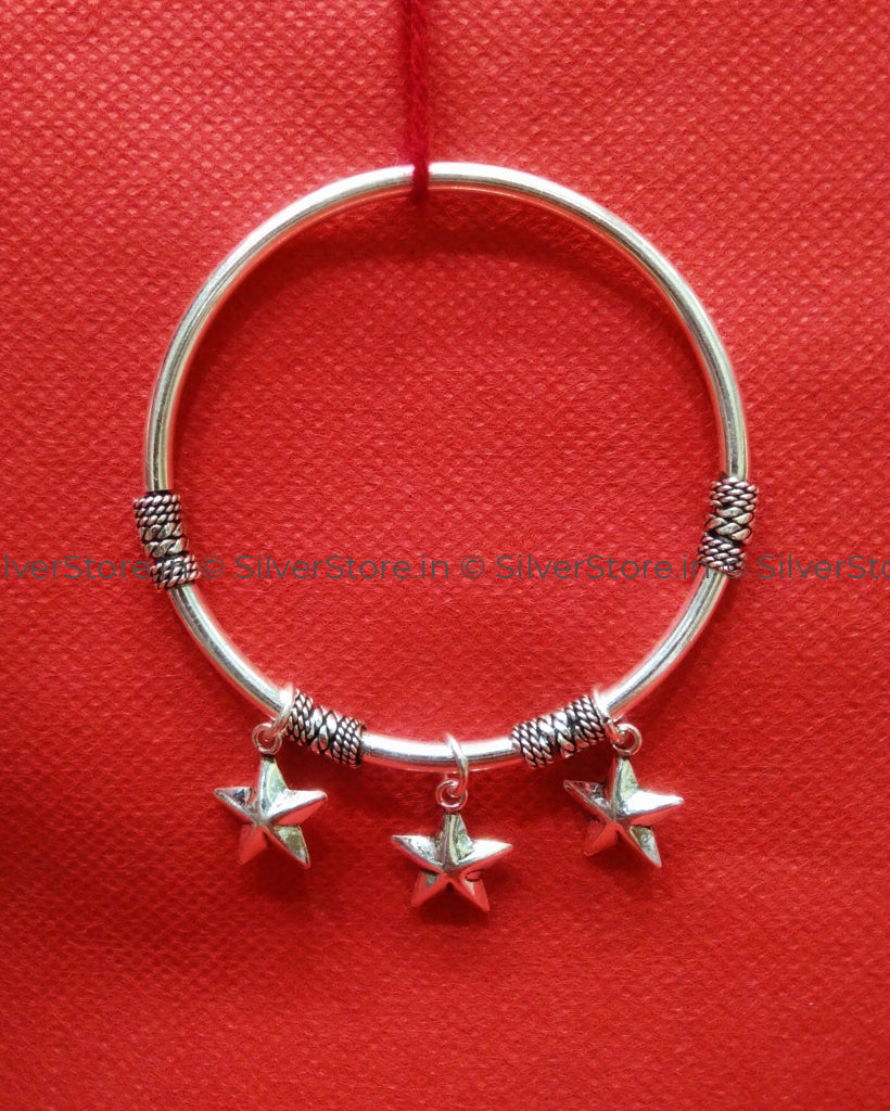 Silver Star Charm Bracelet