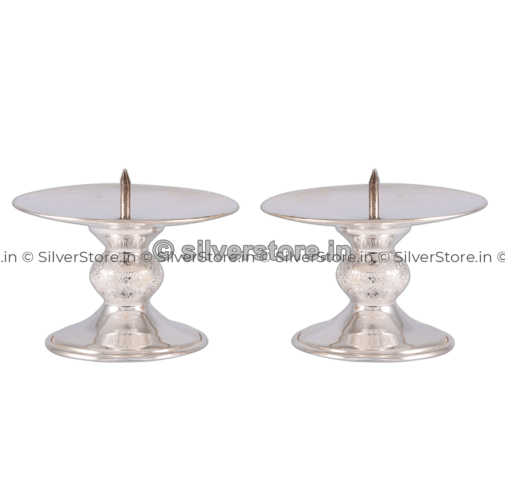 Sterling Silver Candle Holders