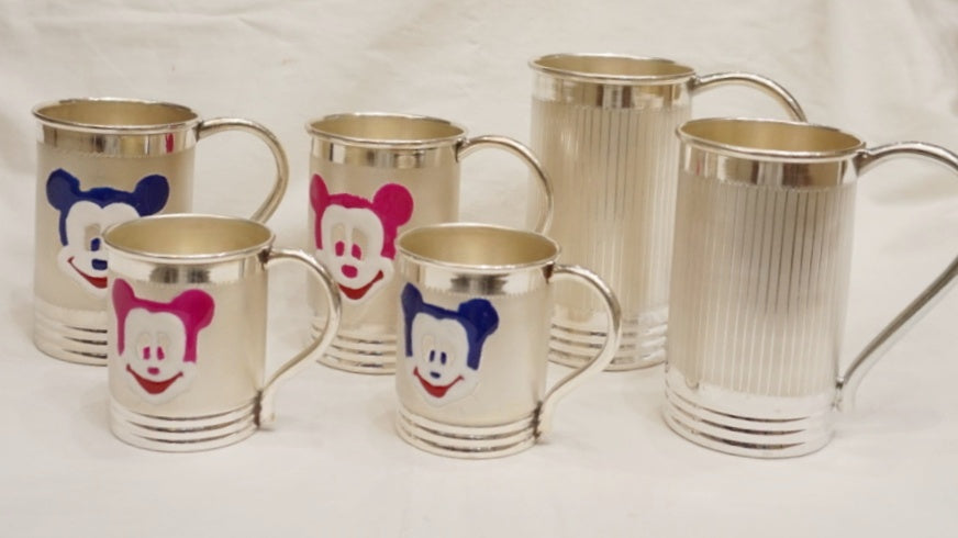 Silver Coffee Mugs