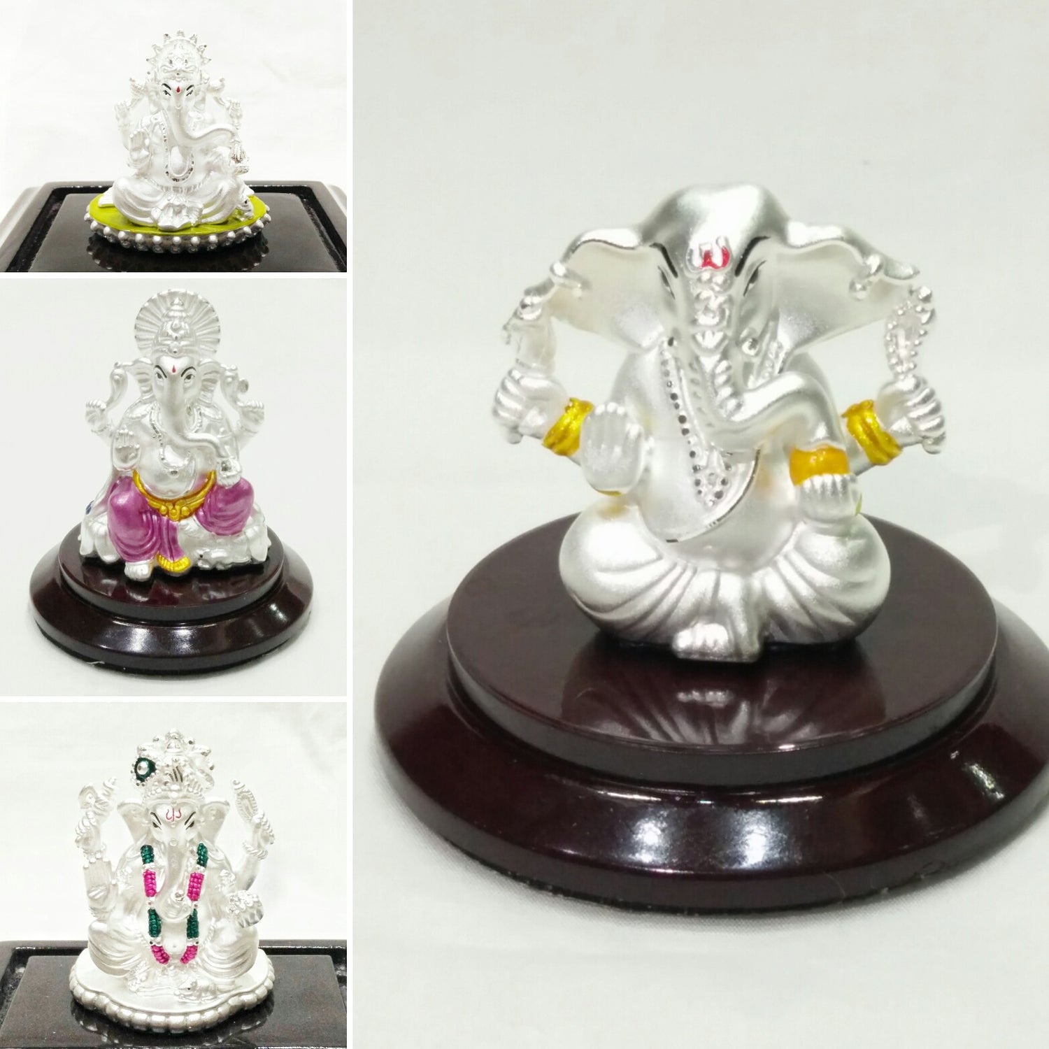 Pure Silver Ganesh Idols