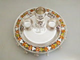 925 Bis Hallmarked - Swastika Pattern Pooja Thali 6 Diameter Size.