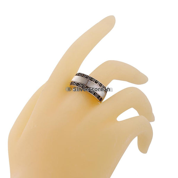 Silver Diana, 92.5 Purity Silver Size Adjustable Finger Ring for Women –  www.soosi.co.in
