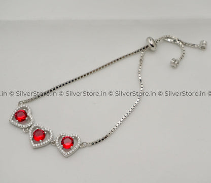 925 Pure Silver Bracelet Womens Bracelets