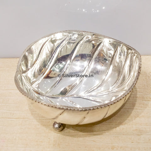 925 Silver Bowl - Apple Pattern Silver Bowl