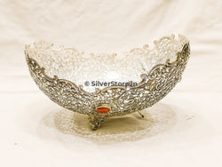 925 Silver Fruit Bowl - 16 Size Silver
