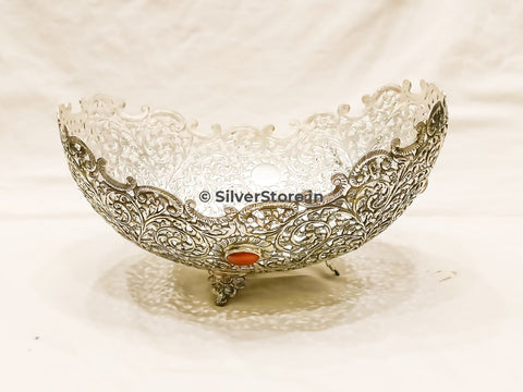 925 Silver Fruit Bowl Silver