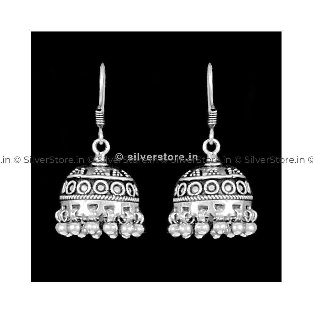 925 Silver Jhumka Earring Earing