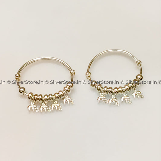 925 Silver Kada For New Born Baby - Adjustable Gifts