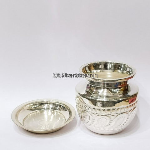 925 Silver Kalash With Lid - Small Size 2 Height