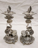 925 Silver - Samay Diya Elephant Pattern Silver