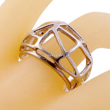925 Stunning Random Line Sterling Silver Ring
