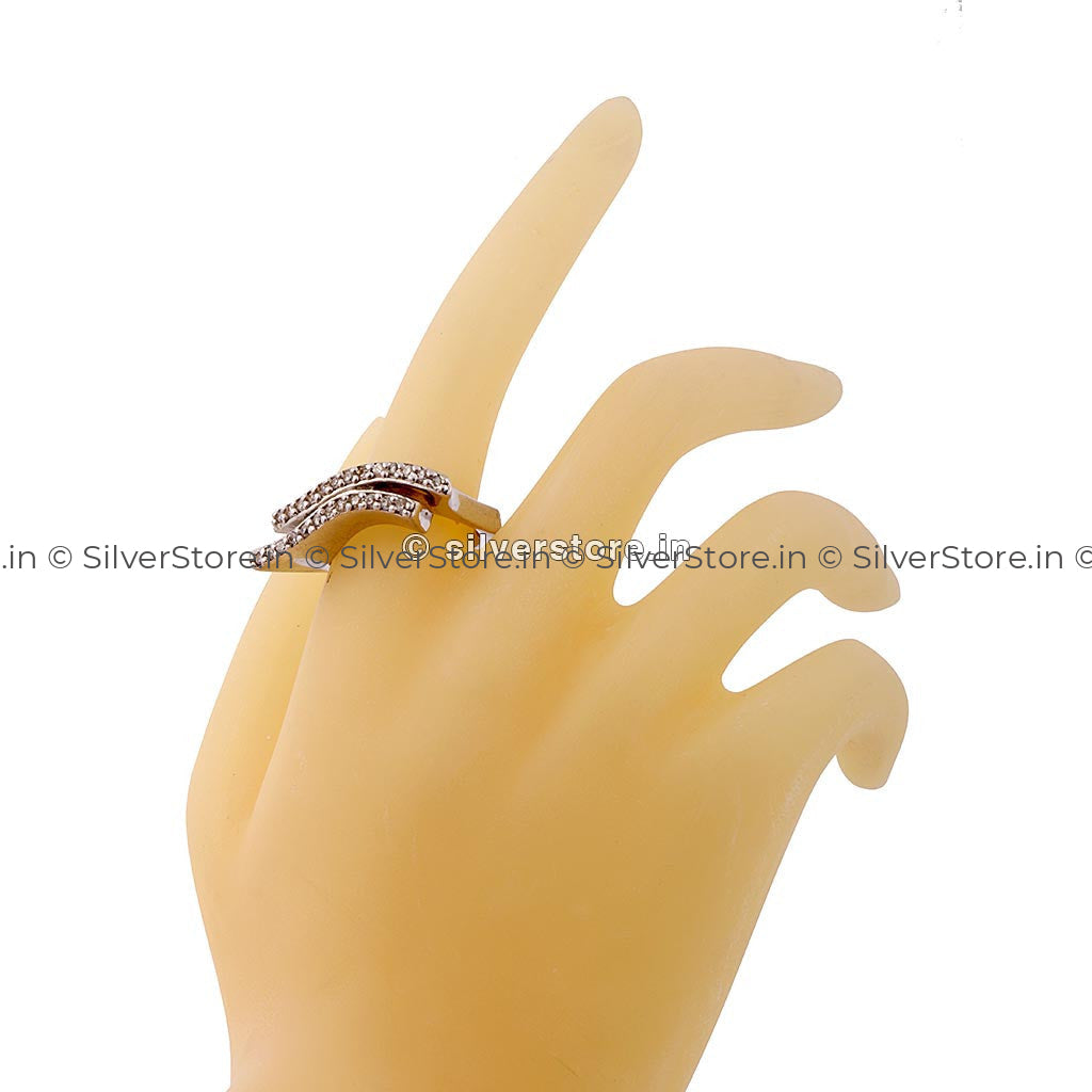 925 Twin Sterling Silver Ring
