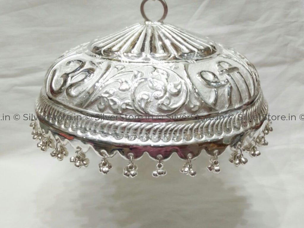 999 Pure Silver Chattar Pooja Item