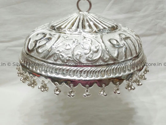 999 Pure Silver Chattar Pooja Item