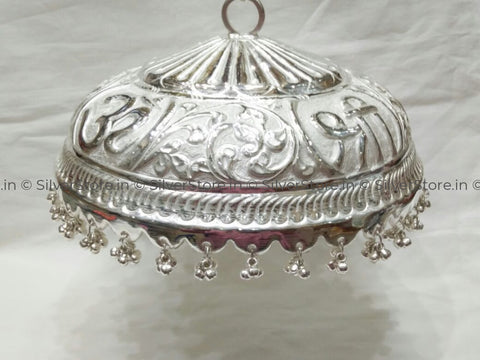 999 Pure Silver Chattar Pooja Item