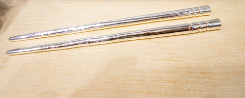 999 Pure Silver Choap Sticks Silver Spoon