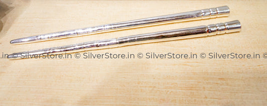 999 Pure Silver Choap Sticks Silver Spoon