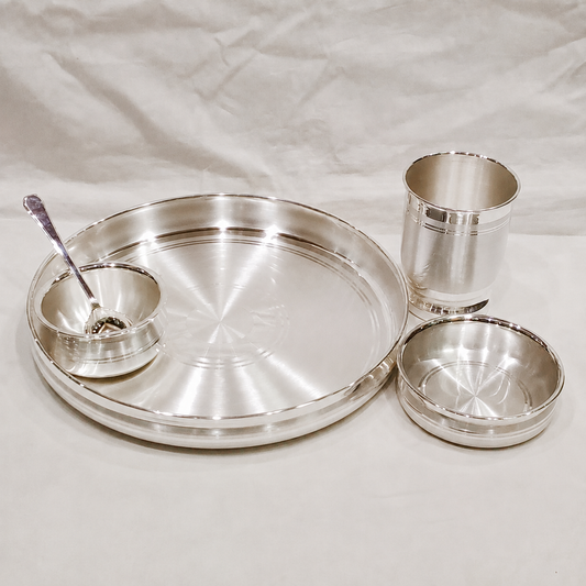 999-pure-silver-dinner-set-thali-ashapura-pattern-with-bis-hallmark