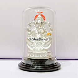 999 Pure Silver Ganesh Idol - Ga26 Idols