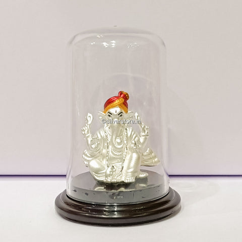 999 Pure Silver Ganesh Idol - Ga29 Idols