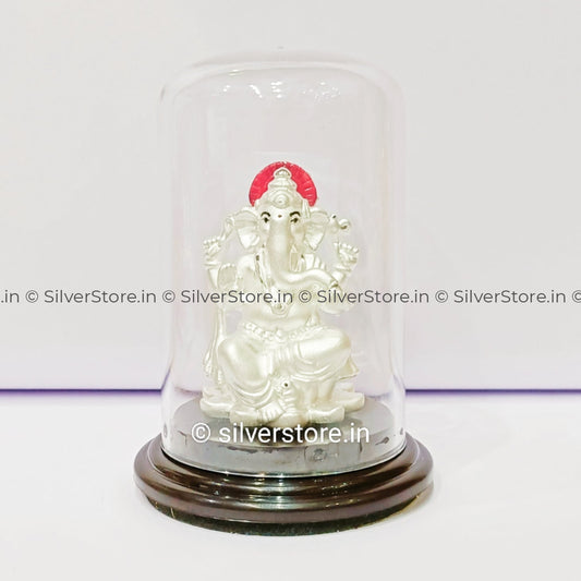 999 Pure Silver Ganesh Idol - Ga32 Idols