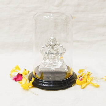 999 Pure Silver Ganesh Idol - Ga44 Idols