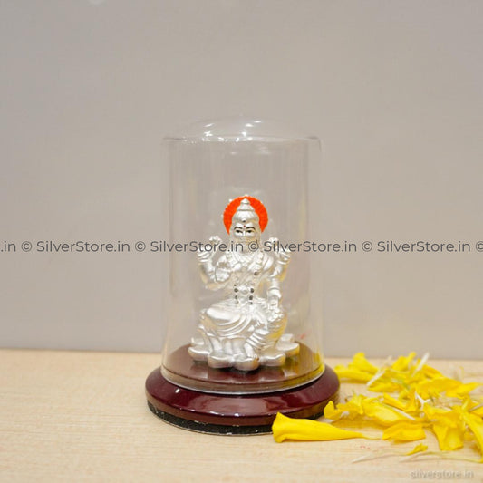 999 Pure Silver Laxmi Idol - La1 Silver Idol