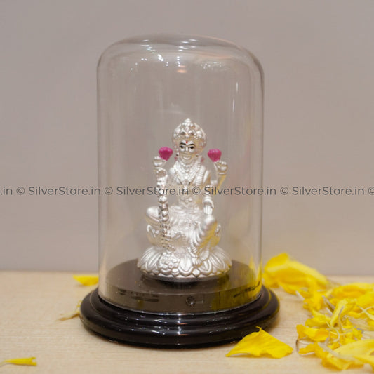 999 Pure Silver Laxmi Idol - La7 Silver Idol
