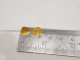 999 Pure Silver Plate / Thali - Gold Flower In The Center Ashapura Pattern 990 Bis Hallmarked