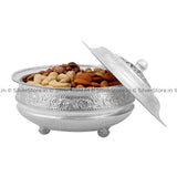 Antique Silver Dry Fruit Box