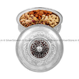 Antique Silver Dry Fruit Box