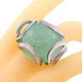 Designer Silver Ring - Semi Precious Stone