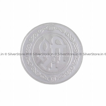 Ganesh Silver Coin - 999 Fine Coin