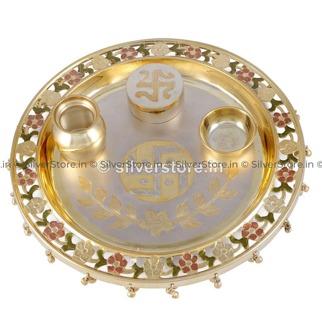 Ganga Jamuna Puja Thali Pooja Item