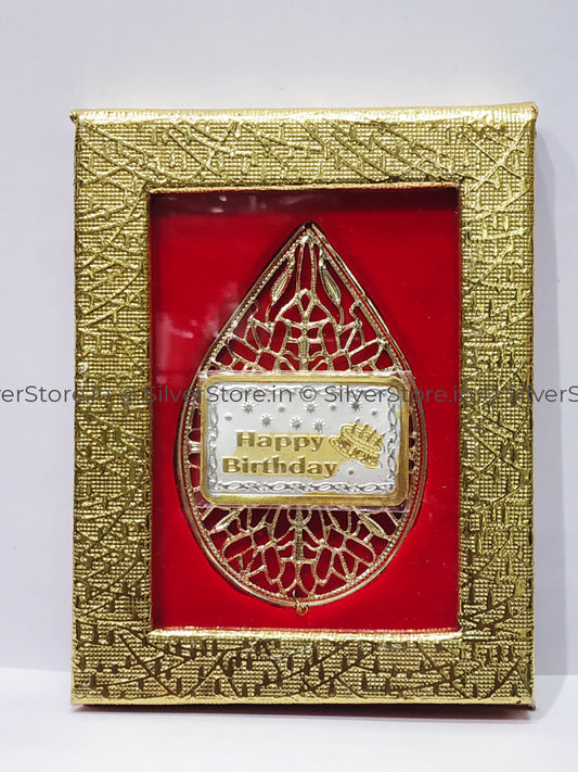 Happy Birthday Silver Coin - 999 Pure Fancy