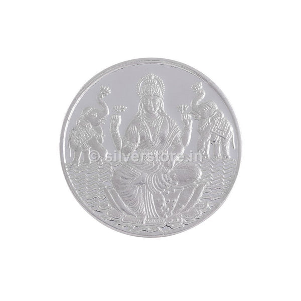 Laxmiji Silver Coin - 999 Fine Coin